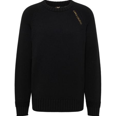 carlo colucci Carlo Colucci Trui Ditta goudgeel / zwart