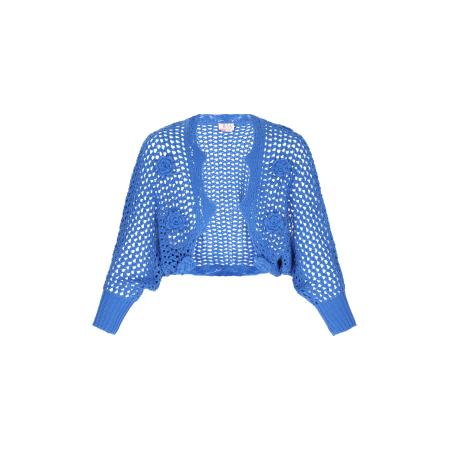 IZIA IZIA Gebreid vest Boho royal blue/koningsblauw