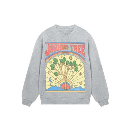 F4NT4STIC Sweatshirt US National Parks Joshua Tree grijs / gemengde kleuren