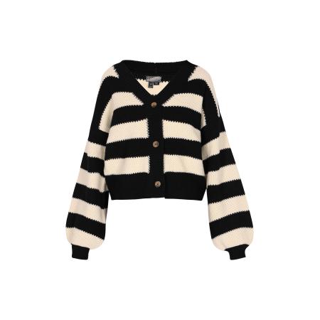 DreiMaster DreiMaster Vintage Gebreid vest Vintage zwart / wit