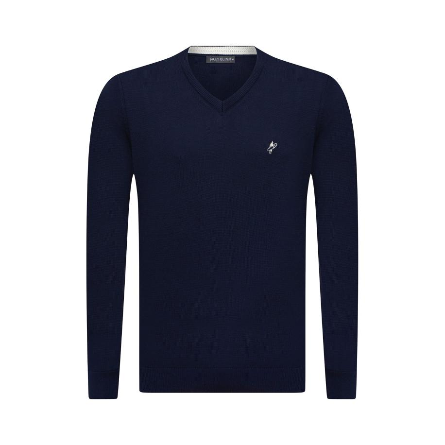 Jacey Quinn Jacey Quinn Trui navy / wit -