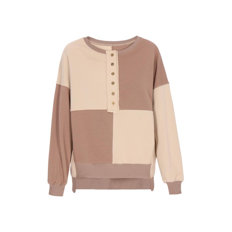 Swirly swirly Sweatshirt beige / crème -