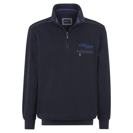 BABISTA Sweatshirt ritssluitingdonkerblauw, Effen