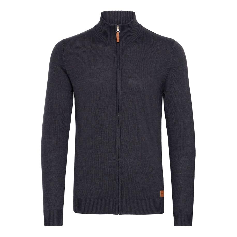 BLEND Gebreid vest Norman navy Blauw