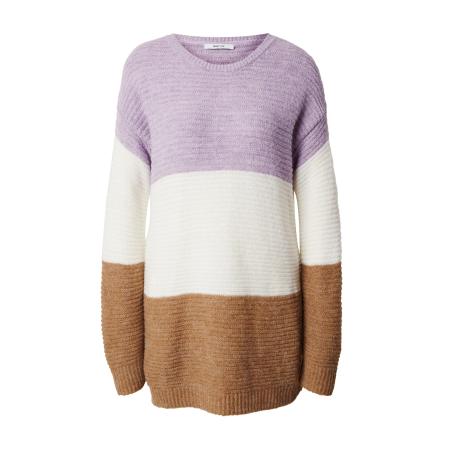 ABOUT YOU ABOUT YOU Trui Larissa bruin gemêleerd / lila gemêleerd / offwhite