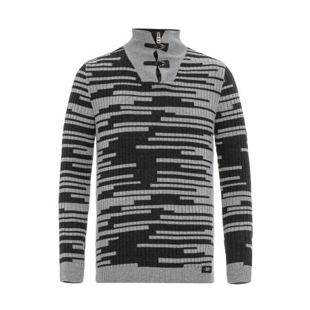 Cipo & Baxx CIPO & BAXX Trui grijs / antraciet