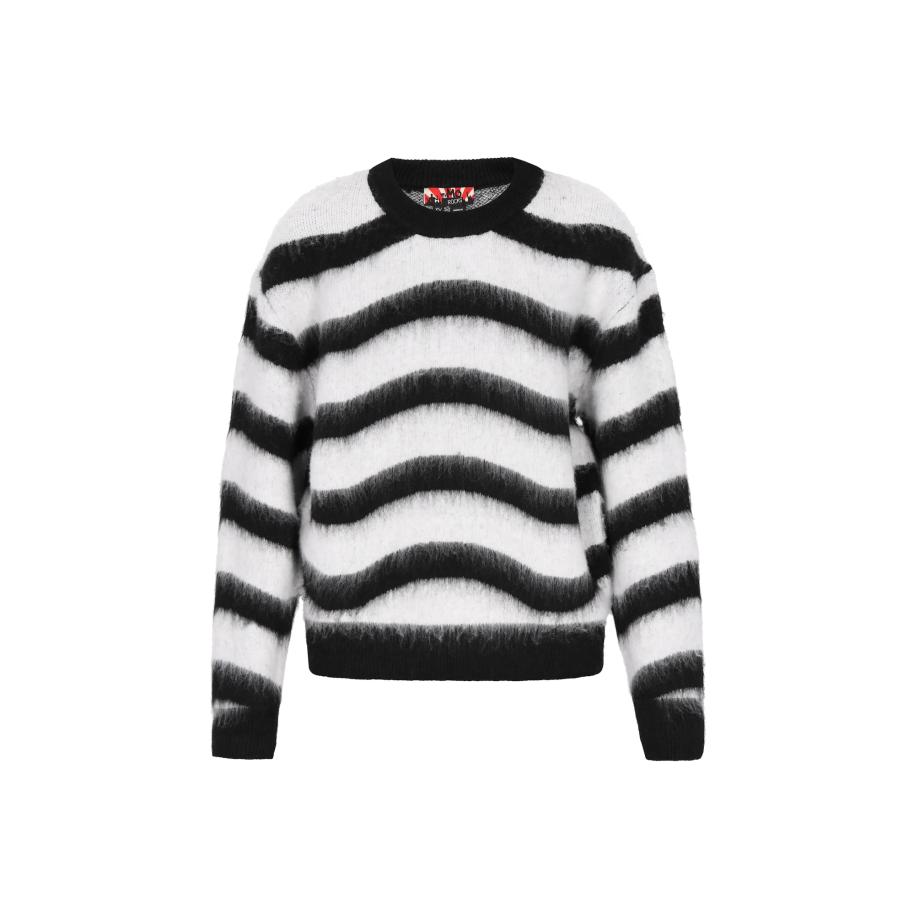 MYMO myMo ROCKS Trui zwart / wit -