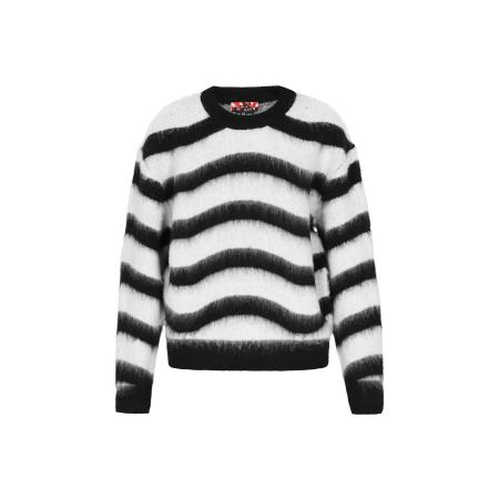 MYMO myMo ROCKS Trui zwart / wit