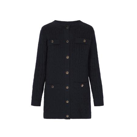 DreiMaster DreiMaster Klassik Gebreid vest marine