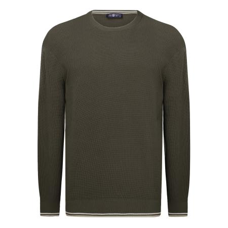 Jimmy Sanders Jimmy Sanders Trui lichtgrijs / donkergrijs