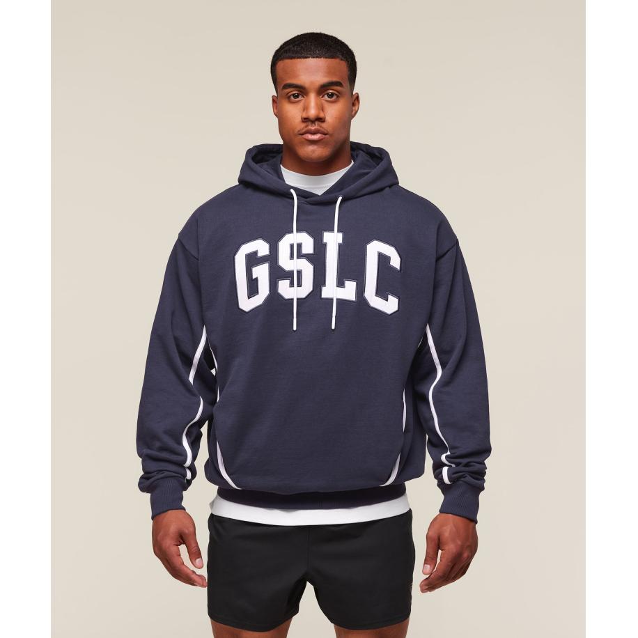 Gymshark GSLC Hoodie Heavy Blue Blauw