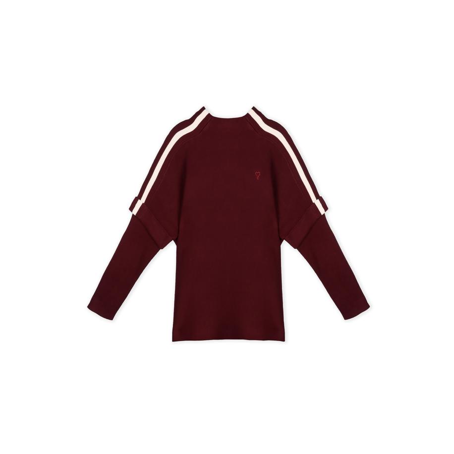 Lola Casademunt Lola Casademunt Trui bordeaux / wit -