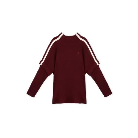 Lola Casademunt Lola Casademunt Trui bordeaux / wit