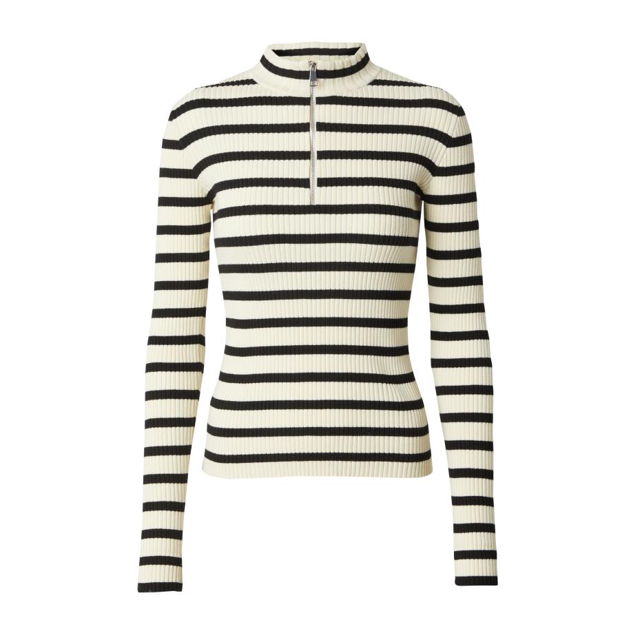 EDITED EDITED Trui Alison zwart / wit -