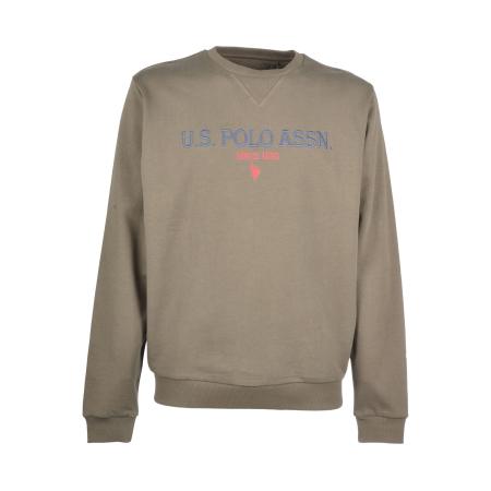 U.S. Polo Assn. Trui olijfgroen, Effen