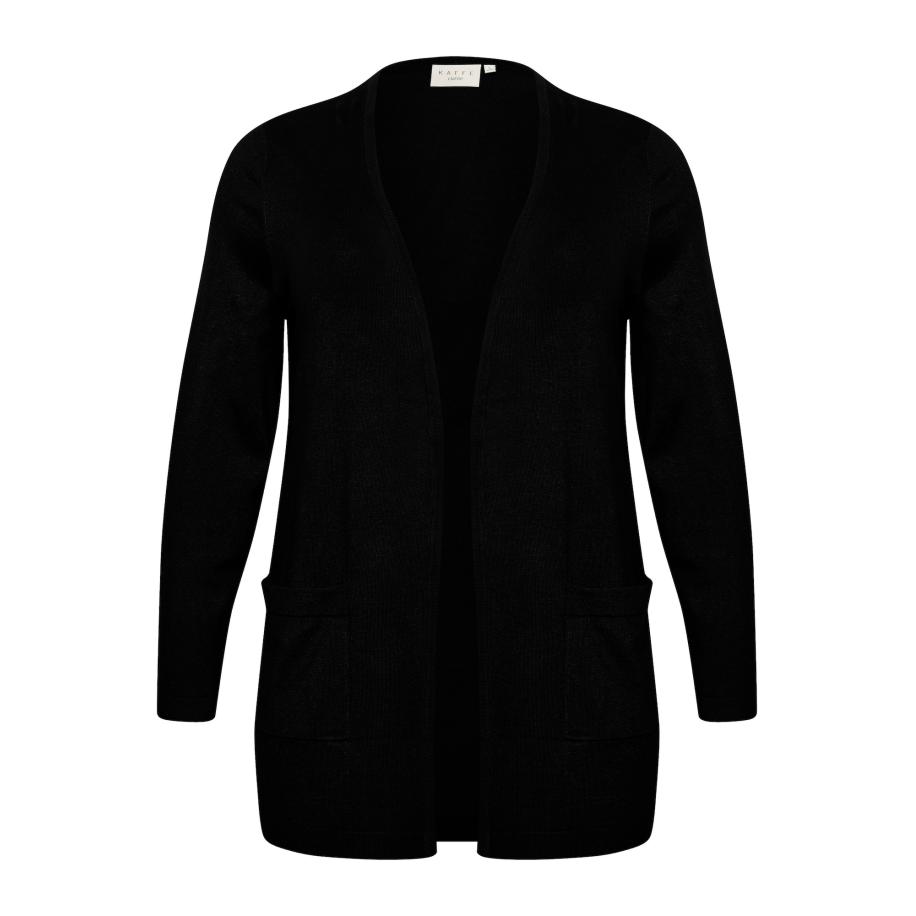 Kaffe KAFFE CURVE Gebreid vest zwart -