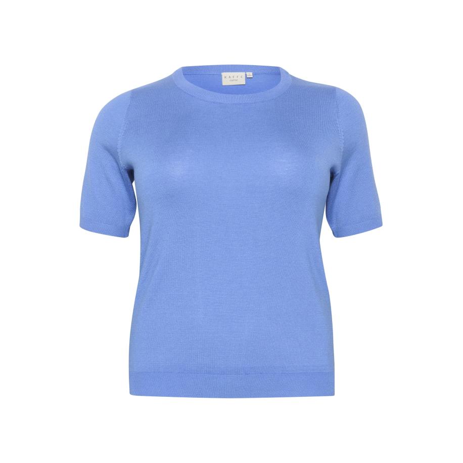 KAFFE CURVE Trui Lizzy blauw Blauw