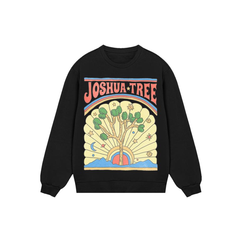 F4NT4STIC F4NT4STIC Sweatshirt US National Parks Joshua Tree gemengde kleuren / zwart -