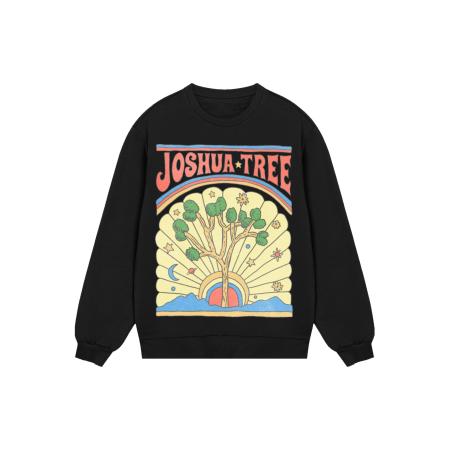F4NT4STIC F4NT4STIC Sweatshirt US National Parks Joshua Tree gemengde kleuren / zwart
