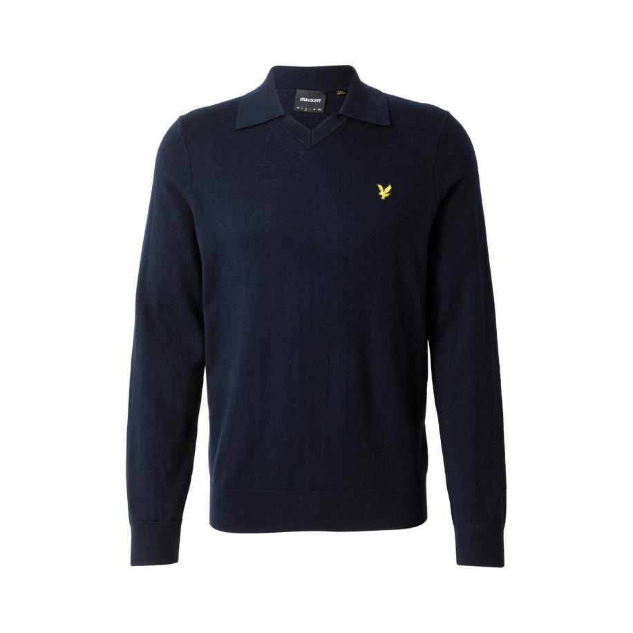 Lyle & Scott Lyle & Scott Trui navy / geel -