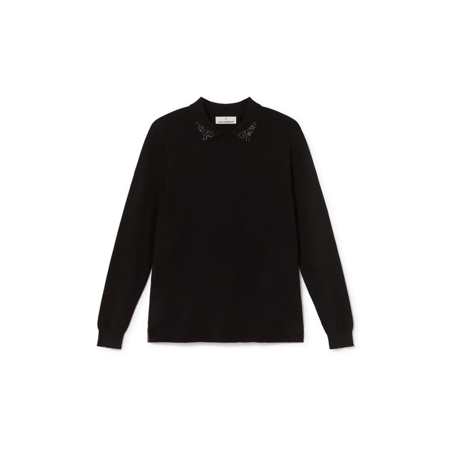 Lola Casademunt Lola Casademunt Trui crème / karamel / zwart -