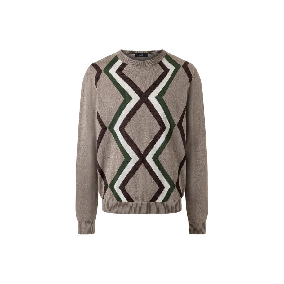 MAERZ Muenchen Trui beige / zwart / wit Bruin