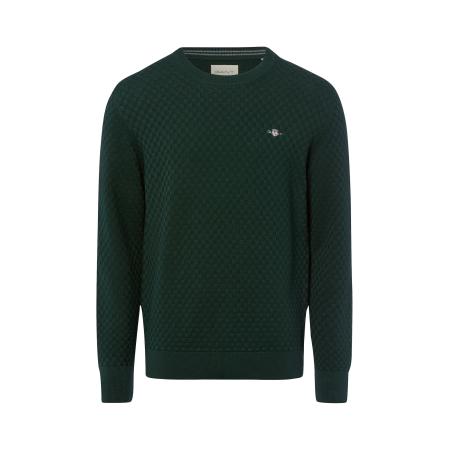 GANT Trui donkergroen / rood / zilver