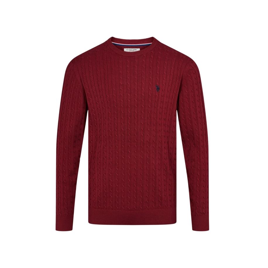 U.S. Polo Assn. U.S. POLO ASSN. Trui Mads rood -