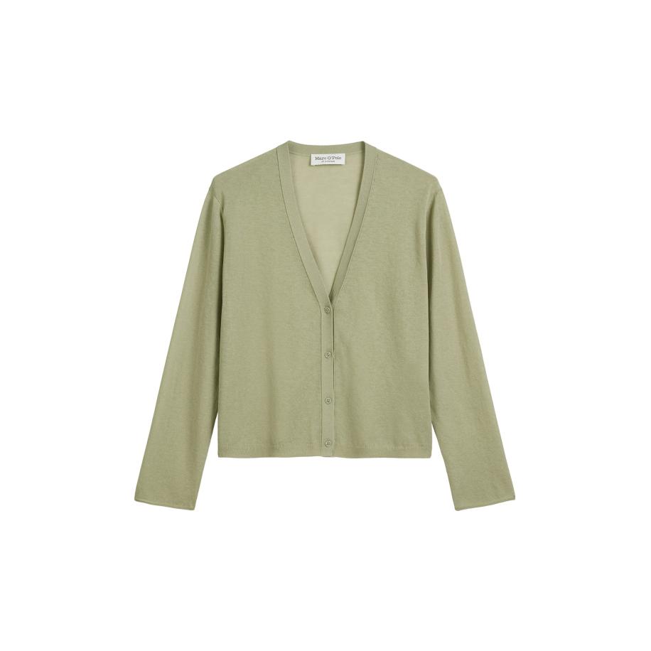 Marc O'Polo Marc OPolo Gebreid vest lichtgroen -