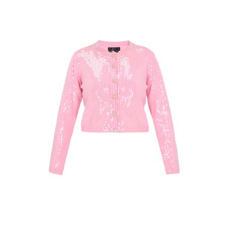 Faina faina Gebreid vest Fashion Look rosa