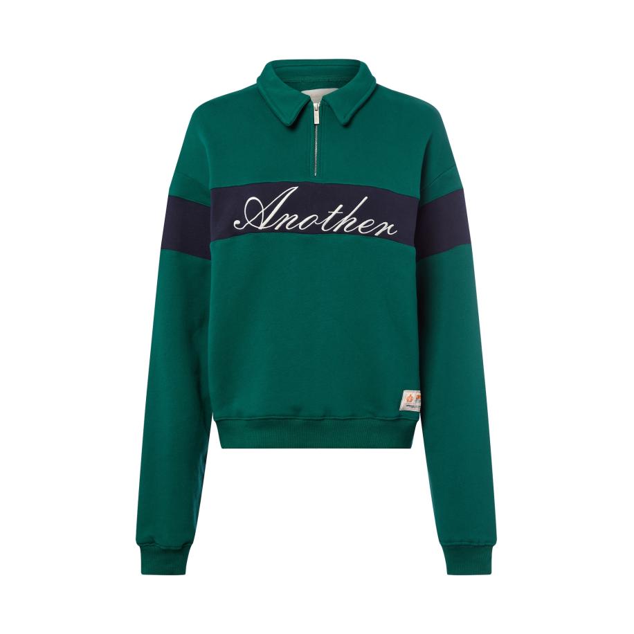 Another Cotton Lab Another Cotton Lab Sweatshirt blauw / spar / wit -