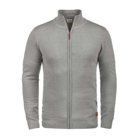 BLEND Gebreid vest Norman grijs