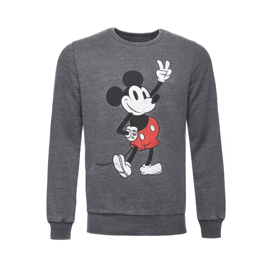 Recovered Recovered Sweatshirt Disney Mickey Peace Pose grijs -