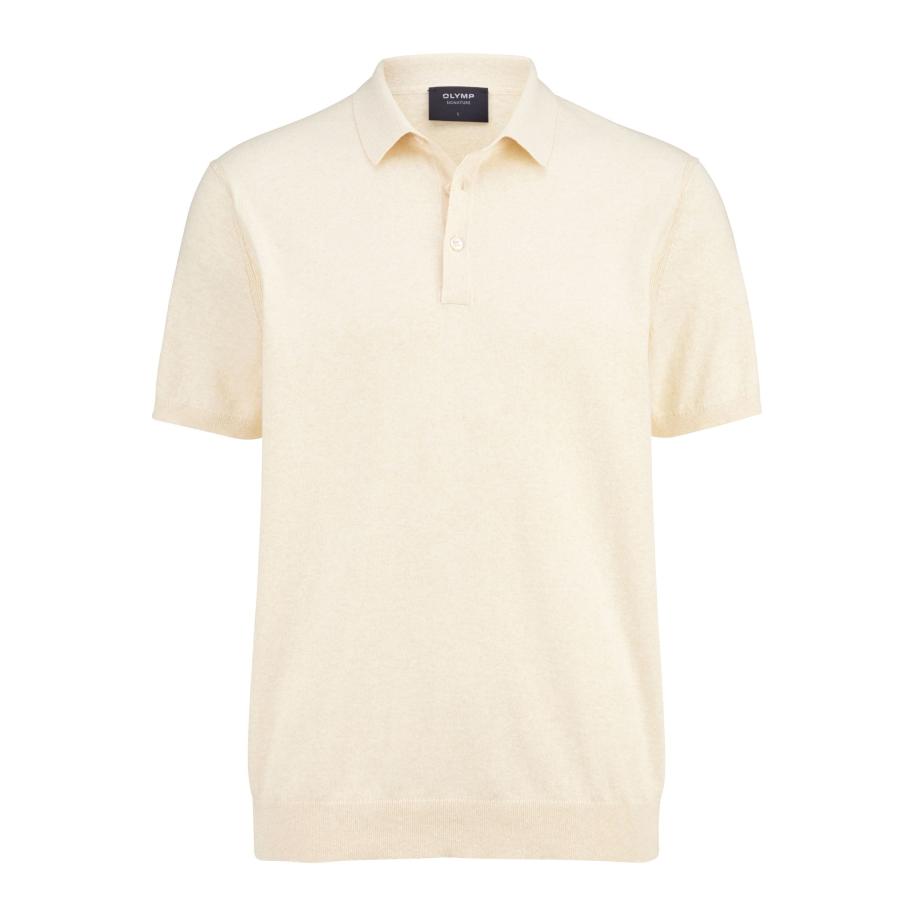 OLYMP SIGNATURE Soft Business Gebreide trui wit, Effen Wit