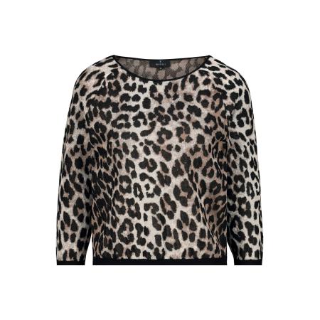 Monari monari Trui beige / bruin / zwart