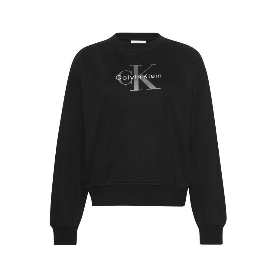 Calvin Klein Calvin Klein Jeans Sweatshirt grijs / zwart / wit -