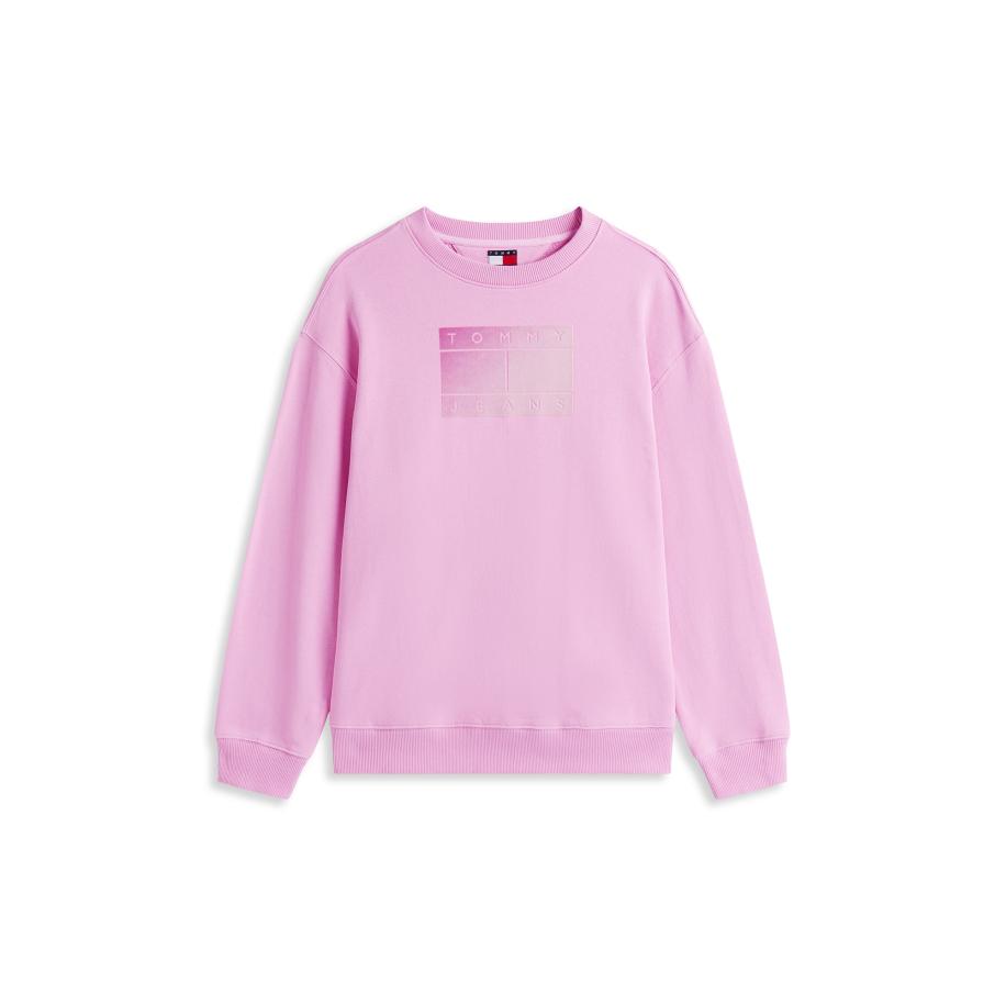 Tommy Jeans Tommy Jeans Sweatshirt lichtgroen / rosa -
