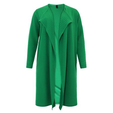 Yoek YOEK Gebreid vest grasgroen