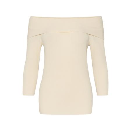 Soaked in Luxury SOAKED IN LUXURY Trui Indianna eierschaal