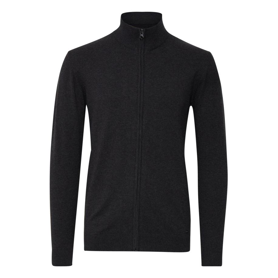 INDICODE JEANS INDICODE JEANS Gebreid vest Badi donkergrijs -