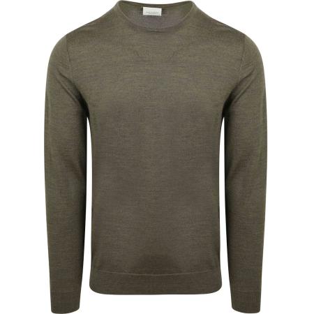 Profuomo Pullover Merinowol Olive
