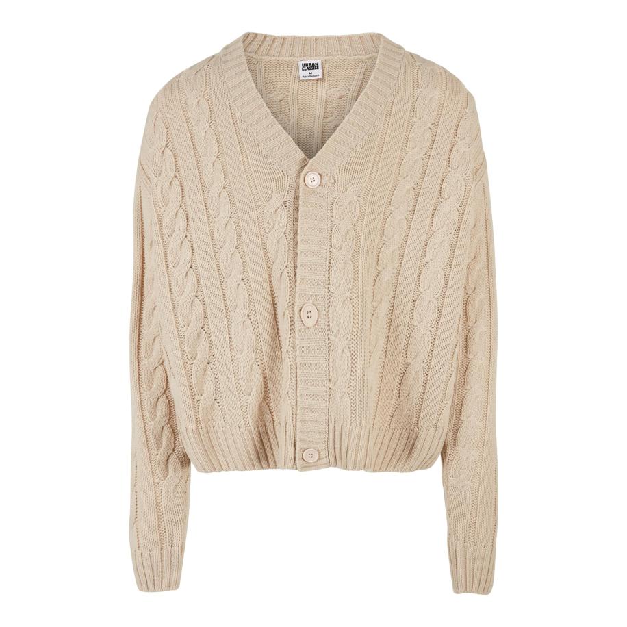 Urban Classics Gebreid vest beige Bruin