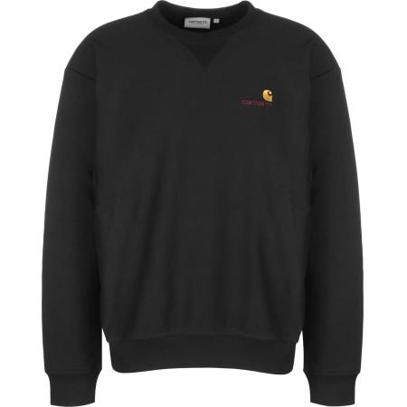 Carhartt WIP Carhartt WIP Sweatshirt American Script zwart