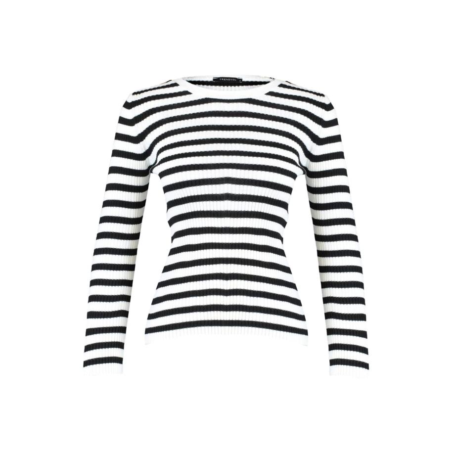 Trendyol Trendyol Trui zwart / wit -