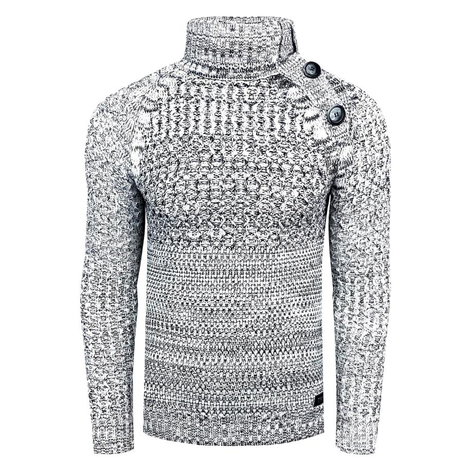 Rusty Neal Rusty Neal Trui grijs gemêleerd -