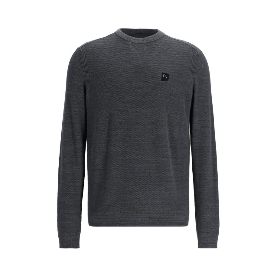 CHASIN Trui Basal Mixed donkergrijs Grijs