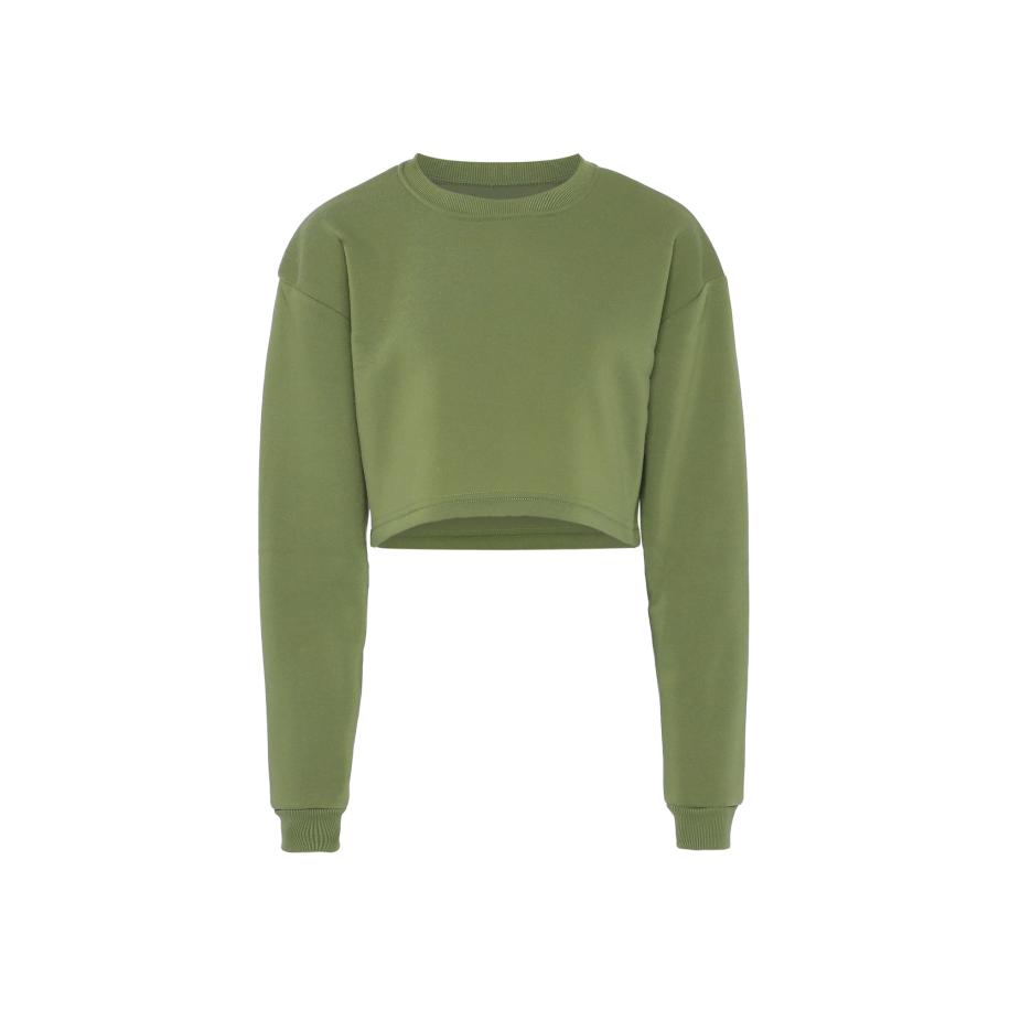 Sidona Sidona Sweatshirt olijfgroen -