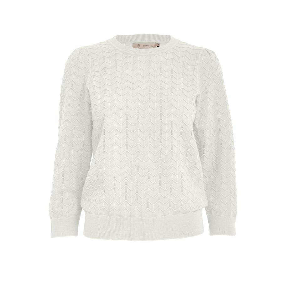 Peppercorn Trui Rosy wit Wit
