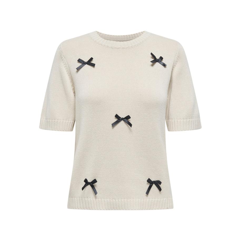 JDY JDY Trui JDYBow lichtbeige -
