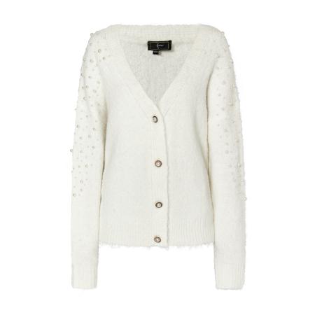 Faina faina Gebreid vest wit